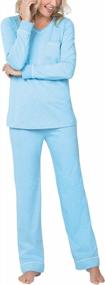 img 4 attached to Comfortable And Trendy PajamaGram Pajamas For Women - Get Your Quality 100% Cotton PJ Sets With Pullover Tops Today!