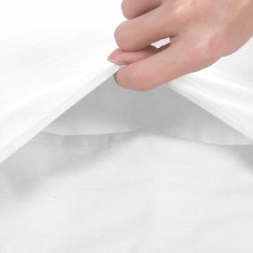 img 1 attached to TILLYOU 14X20 Inches Cotton Toddler Pillowcases 2 Pack - Machine Washable & Super Soft, White