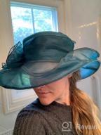 img 1 attached to Stunning Wide Brim Kentucky Derby Church Hat For Women - Perfect For Bridal Tea Parties And Weddings, In Yellow Fascinator Style review by Joe Jimenez