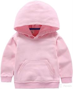 img 4 attached to ZiweiStar Unisex Toddler Baby Hoodies Sweatshirt: Stylish Hooded Pullover for Little Boys and Girls - Perfect Fall/Winter Clothes