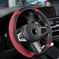 universal steering microfiber breathable anti slip interior accessories at steering wheels & accessories logo