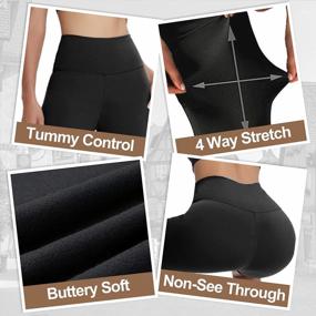 img 3 attached to Get Comfy And Confident With GAYHAY 3 Pack High Waisted Tummy Control Biker Shorts For Women - Perfect For Yoga, Running, And Cycling
