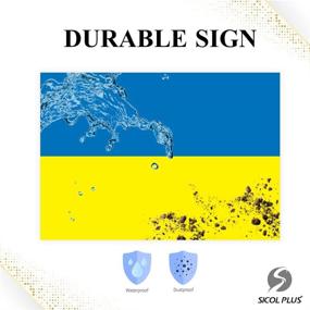 img 1 attached to Ukraine Sticker Ukrainian Stickers Window