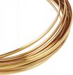 jewelry-making must-have: benecreat half round copper wire – 18 gauge, 16.5 feet, 3mm wide – perfect for crafting and beading! logo