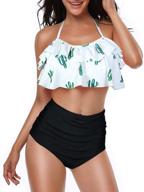 heat move flounce waisted swimsuit women's clothing ~ swimsuits & cover ups logo