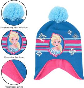 img 2 attached to ❄️ Stay Warm in Style: Disney Winter Frozen Beanie - Purple Girls' Accessories for Cold Weather