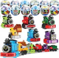 стволовые строительные игрушки для детей, подарки на день рождения для мальчиков, подарок для мальчиков и девочек от 3 до 12 лет, обучающие развивающие игрушки (поезд) логотип