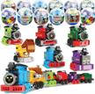 stem building toys for kids boys birthday party favors supplies gift for 3-12 year old boys girls learning educational toys (train) logo