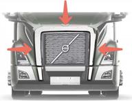 protect your truck with kozak bug shield deflector - compatible with volvo vn/vnl and 760/860 models - shop now for volvo truck accessories logo