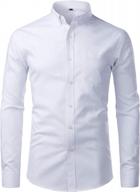 stay stylish in zeroyaa's hipster slim fit oxford shirts for men with chest pocket логотип