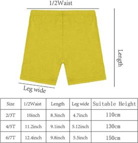 img 3 attached to NEWITIN Pieces Shorts Breathable Safety Girls' Clothing ~ Active