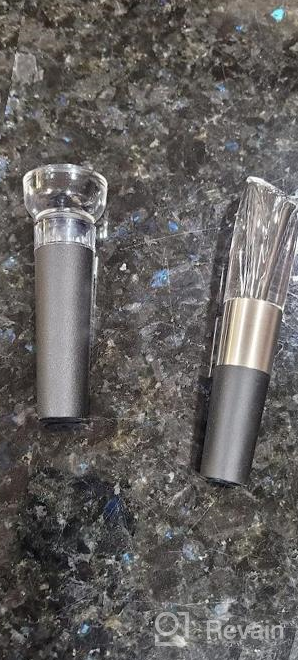 img 1 attached to Upgrade Your Wine Experience With FAVIA Wine Aerator Pourer And Stopper Set - Perfect Gift For Wine Lovers! review by Don Wilson