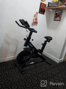 img 7 attached to Get Your Heart Pumping With RIF6 Exercise Bike – Indoor Cycling With Adjustable Seat, LCD Monitor And Heart Rate Sensor