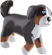 haba little friends dog leika 2.5" пластиковая игрушечная фигурка логотип