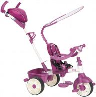 🚲 little tikes 4-in-1 trike ride on: pink/purple sports edition red - top rated kids tricycle logo