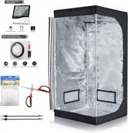 maximize indoor crop yields with cdmall 36''x36''x72'' grow tent kit and hydroponics accessories logo