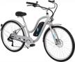 huffy everett electric comfort bike - 7 speed, aluminum frame, pedal assist up to 20 mph - 27.5” for adults logo