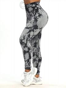img 1 attached to Женские бесшовные леггинсы с высокой талией Smile Contour Workout Gym Yoga Pants Tights by SEASUM