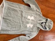 img 1 attached to Active Girls' Clothing: Under Armour Fleece in Daiquiri Heather review by Mac Sterling