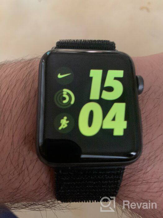 img 1 attached to Renewed Apple Watch Series 3 GPS + Cellular, 38MM Silver Aluminum Case with White Sport Band review by Ada Sztajerowska ᠌