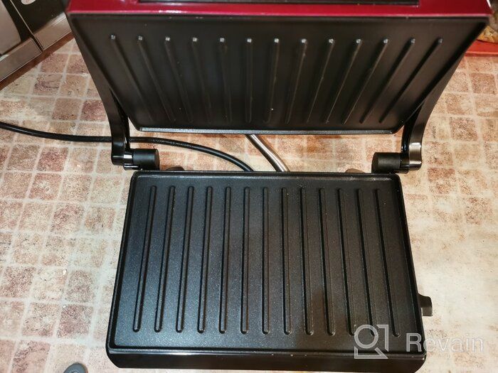 img 2 attached to Sandwich maker Kitfort KT-1609 Panini Maker, red review by Danuta Danek (Taroci ᠌