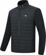 men's winter puffer jacket windproof warm outwear for travel outdoor hiking jinshi lightweight logo