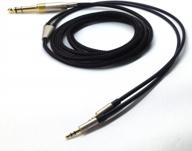 new neomusicia replacement cable compatible with hifiman he400s, he-400i, he-400i（2.5mm plug version）, he560, he-350, he1000, he1000 v2 headphone 3.5mm and 6.35mm to dual 2.5mm jack male cord 1.2m/4ft logo