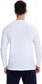 img 2 attached to Sykooria 3 Pack Men'S Long Sleeve Athletic Shirts - UPF 50+ Sun Protection, Lightweight, Quick-Dry, And Cooling Workout Tees
