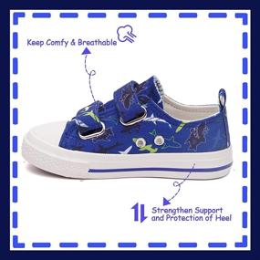 img 1 attached to Toandon Adjustable Lightweight Breathable Moccasins Boys' Shoes - Loafers