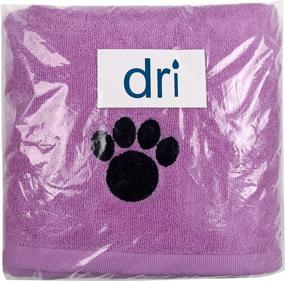 img 1 attached to Small Pet Towel - DRI Ultra Absorbent Quick Dry Microfiber, 40 X 28 Inch
