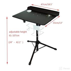 img 2 attached to 💻 Adjustable Desktop Workstation with Display Capability