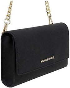 img 3 attached to Michael Kors Womens Jet Travel Women's Handbags & Wallets in Crossbody Bags