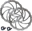 2pcs 160mm 180mm 203mm 6-bolt disc brake rotor stainless steel bicycle mtb bmx road bike logo