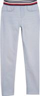 👖 tommy hilfiger fa21bowery 14 joggers - girls' clothing pants & capris logo