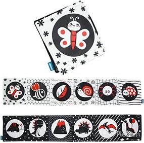 img 2 attached to High Contrast Baby Sensory Toys: KaPing Black and White Baby Book, Early Education Soft Book for Newborns (0-3 Years), Infant Tummy Time Toys