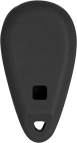 img 2 attached to 🔑 Black Silicone Cover Protective Case Replacement for Remote Key Fobs with FCC CWTWB1U819 by Keyless2Go