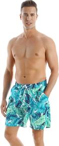 img 3 attached to OMZIN Matching Boardshorts Drawstring Pockets Women's Clothing at Swimsuits & Cover Ups