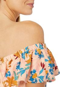 img 2 attached to Tropical Hawaiian Print Off-Shoulder Dresses for Women by 28 Palms