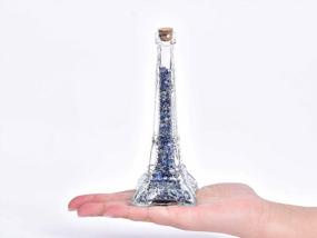 img 1 attached to Красиво оформленная бутылка желаний AMOYSTONE Crystal Stone с целебными чипсами Lapis - идеально подходит для украшения дома и офиса