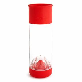 img 2 attached to Red Munchkin 20Oz Miracle 360 Water Bottle With Fruit Infuser
