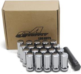 img 4 attached to 🔩 GAsupply 1/2-20 Lug Nuts, 2-Inch Tall Closed End Acorn Tuner Long Lug Nuts - Pack of 20 with Spline Lug Key