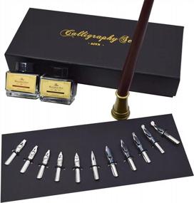 img 1 attached to 17-Piece Calligraphy Set With Pens, Inks, Nibs, Pen Holder And Introduction Booklet For Beginners - AIVN