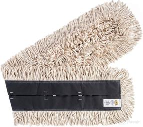 img 4 attached to 🧹 Bristles 3548 48 Inch Disposable Dust Mop Head - Cleaning Pad, 48 x 5, Pack of 1