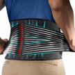 featol breathable back brace for lower back pain relief in women & men - herniated disc, sciatica, and scoliosis support belt (m) logo
