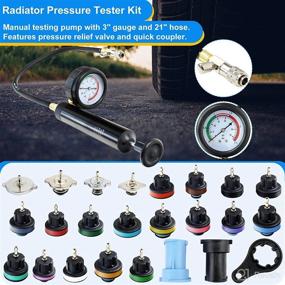 img 2 attached to JoyFans Radiator Pressure Pneumatic Automotive Tools & Equipment