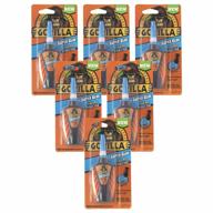 get 6 packs of clear gorilla micro precise super glue - 6 grams per pack for strong bonds logo