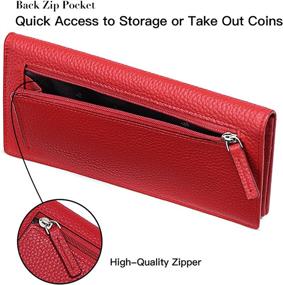 img 1 attached to 💼 GOIACII Women's Handbags & Wallets: Stylish Leather Wallets with Credit Card Blocking