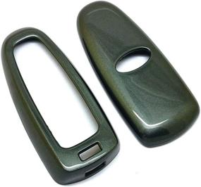 img 3 attached to Lincoln Ford 5 Button Smart Key Case Shell Protector Jacket - Gray