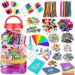 jumbo arts and crafts supplies kit for kids ages 4-9 - assorted diy crafting collage set logo