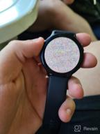 img 1 attached to SAMSUNG Galaxy Watch Active2 (Aqua Black, R820-44mm) 📱 with Bluetooth, Silicon Strap, and Aluminum Bezel - International review by Ningyen Su ᠌